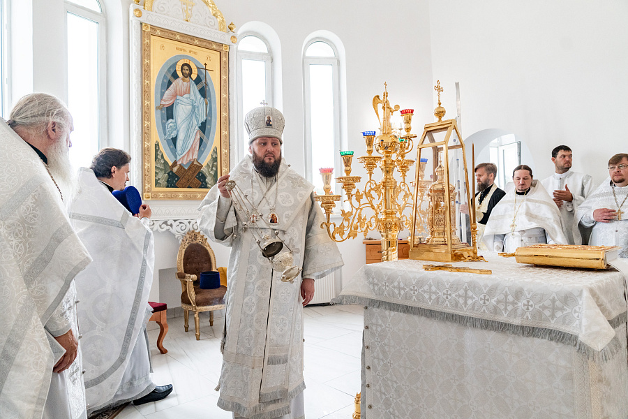 Великое освящение храма Всех святых, в земле Русской просиявших города Ступино